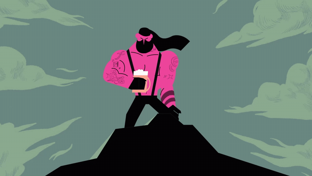 Texte animé en motion design