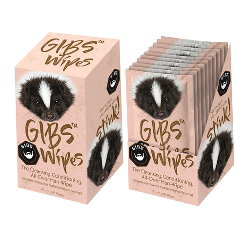 Gibs Grooming Skunk Wipes Box 10CT | LSD Le Salon Dieppe