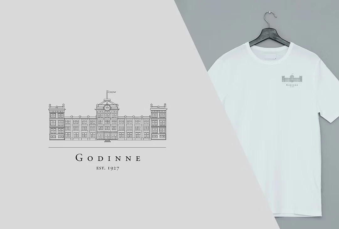 T-shirt - Facade de Godinne