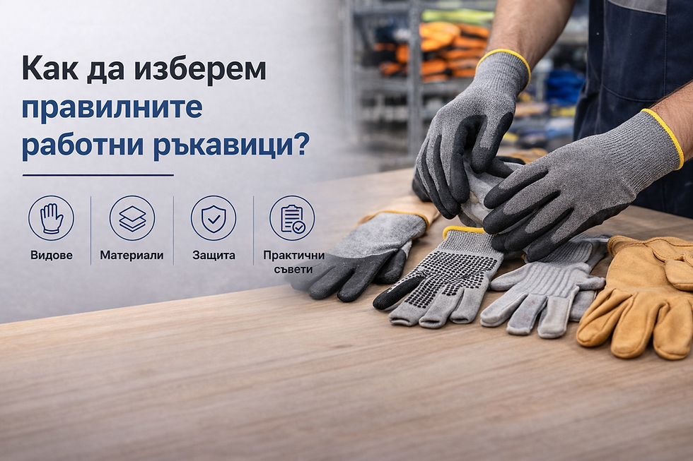 Как да изберем правилните работни ръкавици – видове, материали и приложение