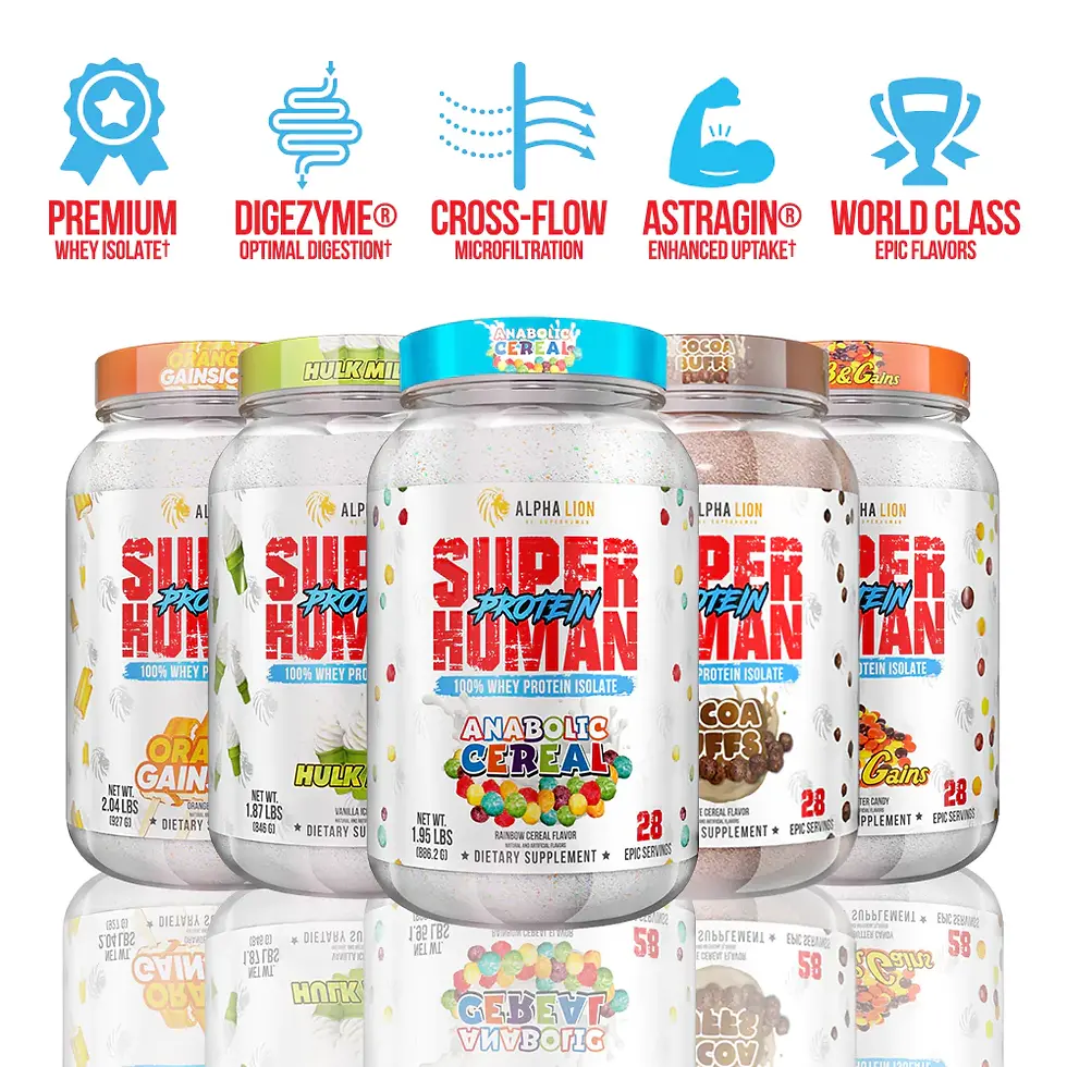 Thumbnail: Alpha Lion SuperHuman Protein