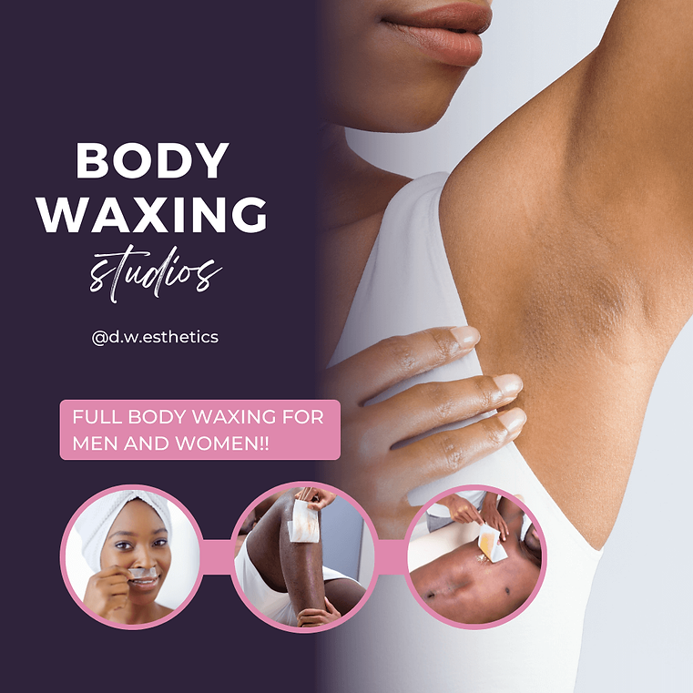 DW AESTHETICS, Full body waxing, men and women