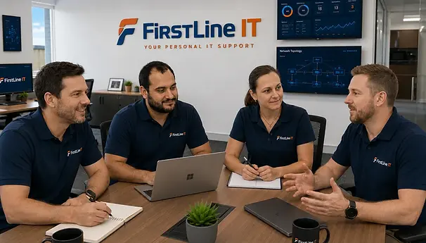 FirstLine IT Suport Team photo in Brisbane and Gold Coast QLD