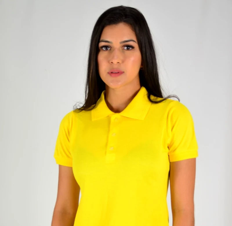 CAMISA POLO AMARELA
