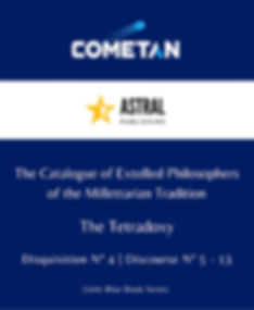 The Catalogue of Extolled Philosophers of the Millettarian Tradition by Cometan