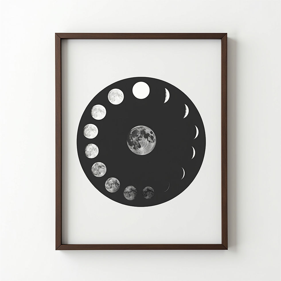 Moon Phase Wall Art