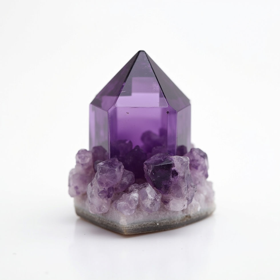 Amethyst Cluster Point
