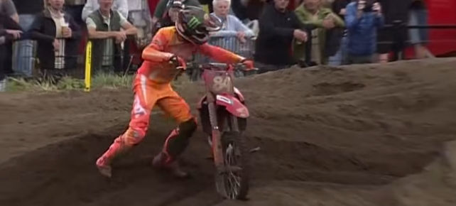 Perché Herlings si è fermato in gara 1 in Olanda?