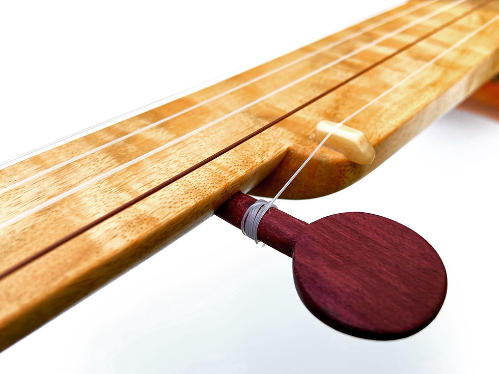 Thumbnail: Figured Mango Minstrel Inspired 5 String Gourd Banjo