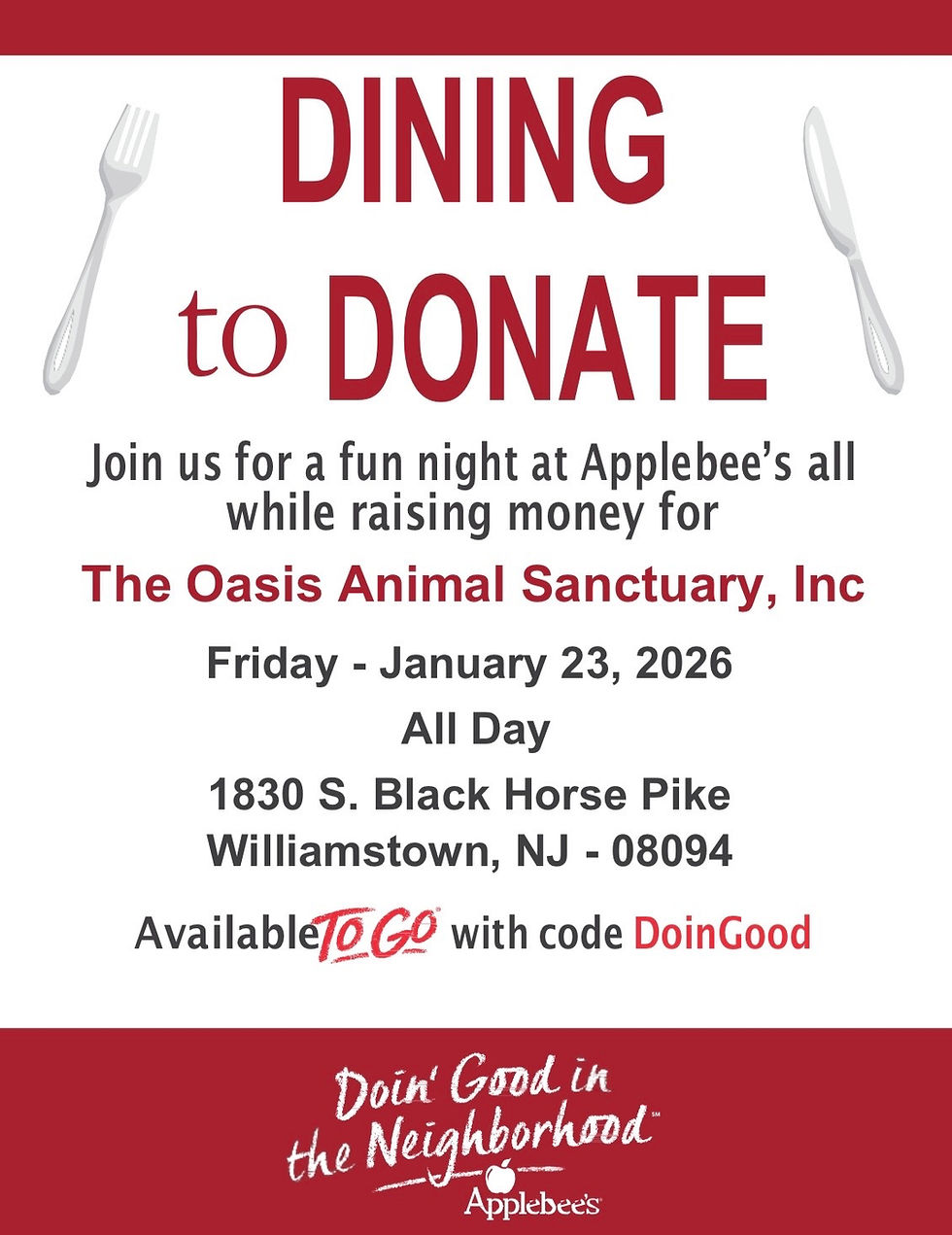 Dine and Donate 
