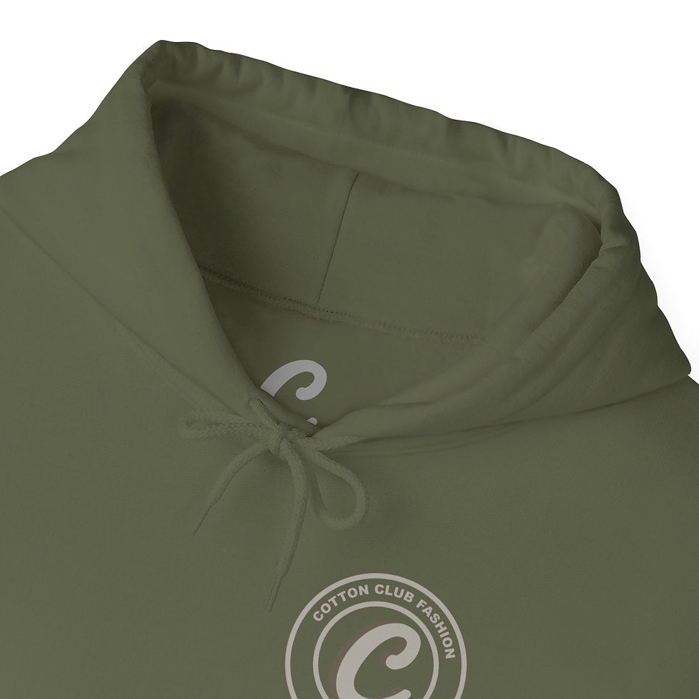 Thumbnail:  Soft-Cotton Hooded Sweatshirt - Military Green