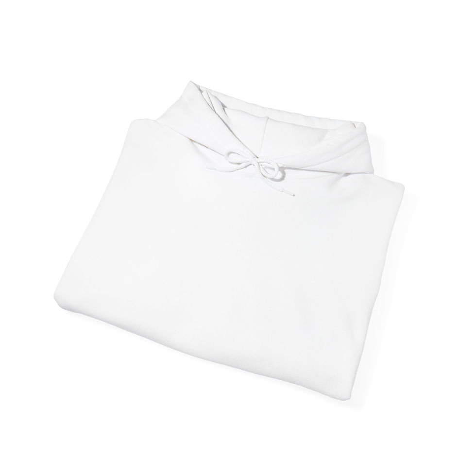 Thumbnail: Soft-Cotton Hooded Sweatshirt - White