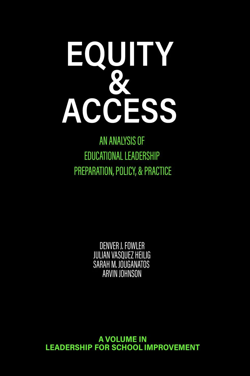 equity and access book cover.gif