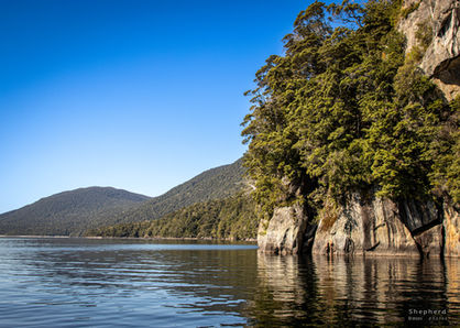 Lake Manapouri - Cliffs in Hope Arm