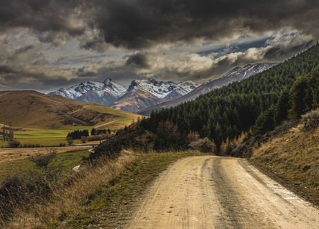 Eyre Mountains from Fairlight