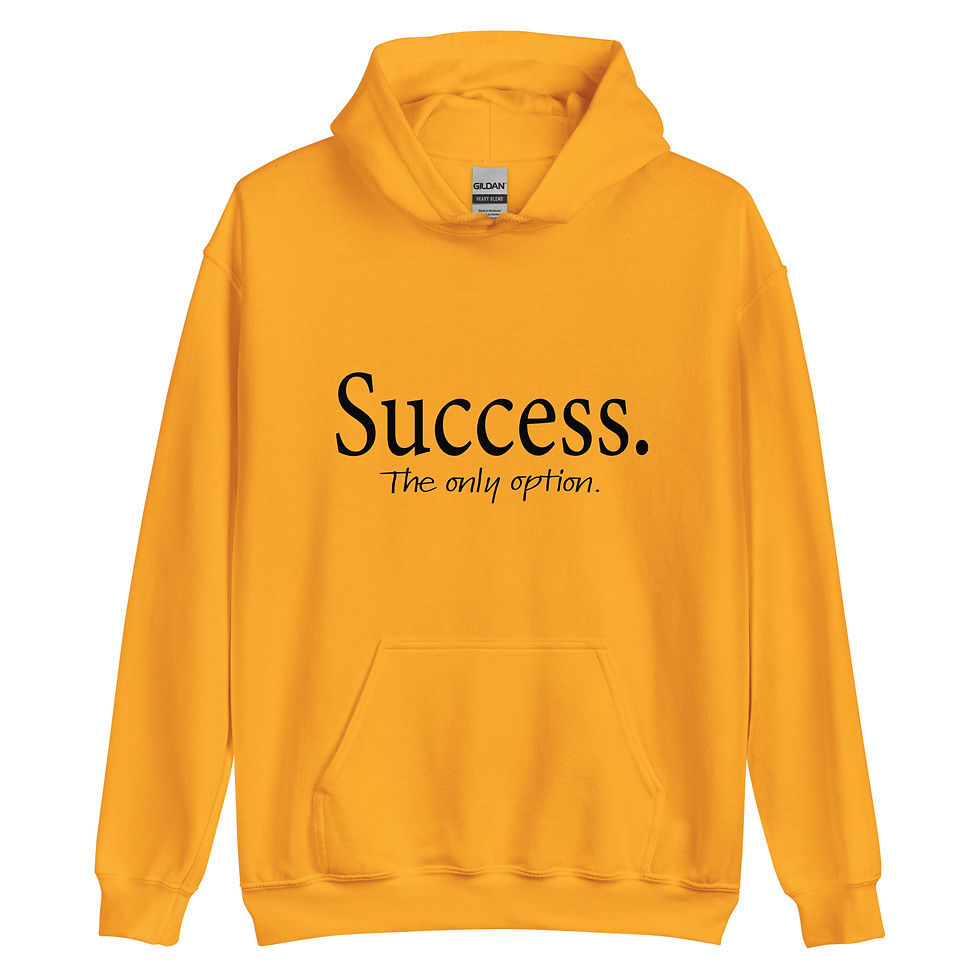 Thumbnail: Success The Only Option Hoodie for Ambitious Entrepreneurs and Goal Setters