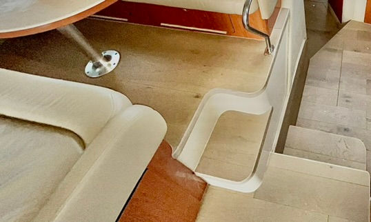 SeaRay Yacht new wood floor
