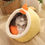 Thumbnail: Cozy Cat Bed Basket a and Kitten Lounger