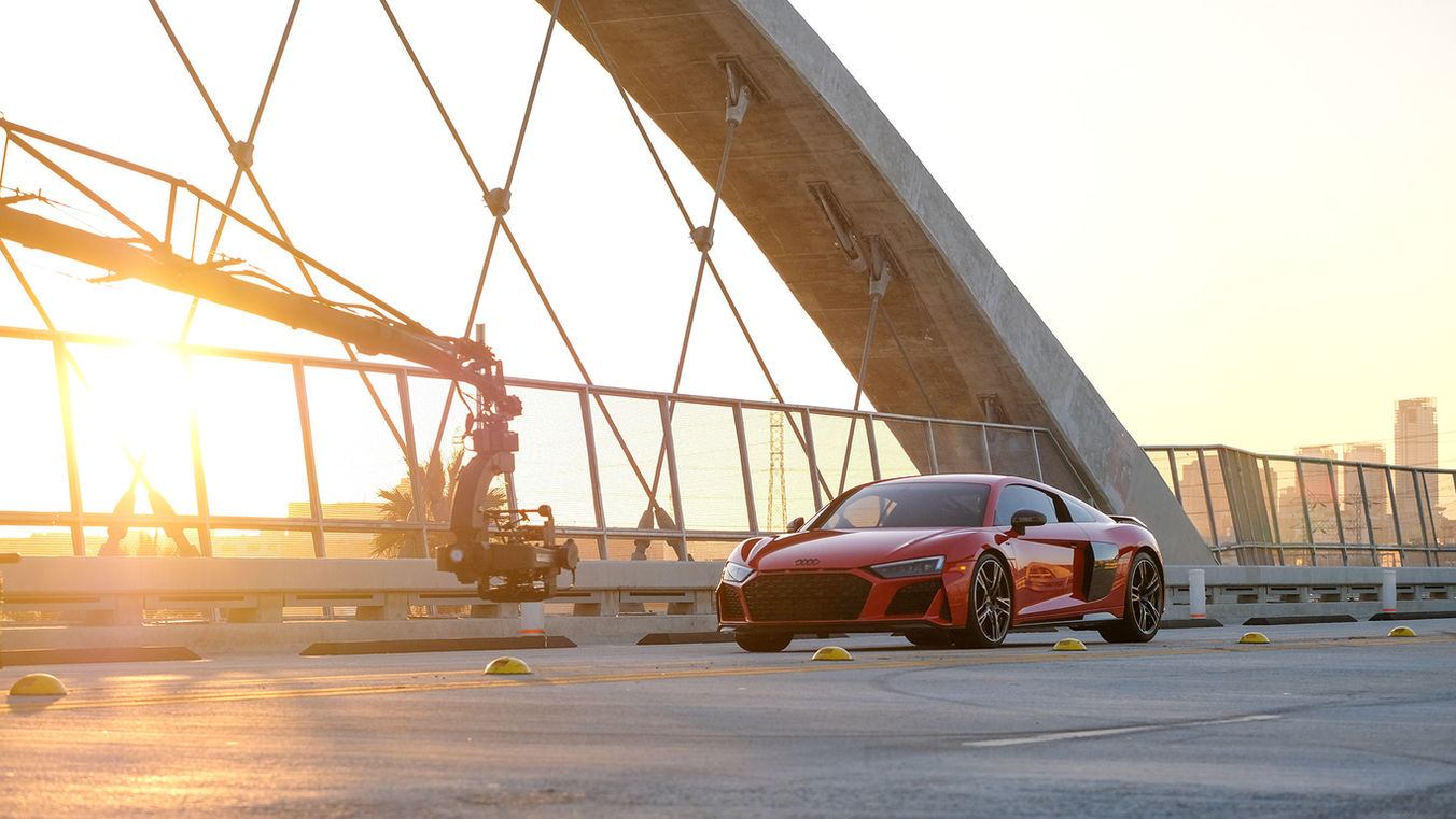 Sunset Audi shoot