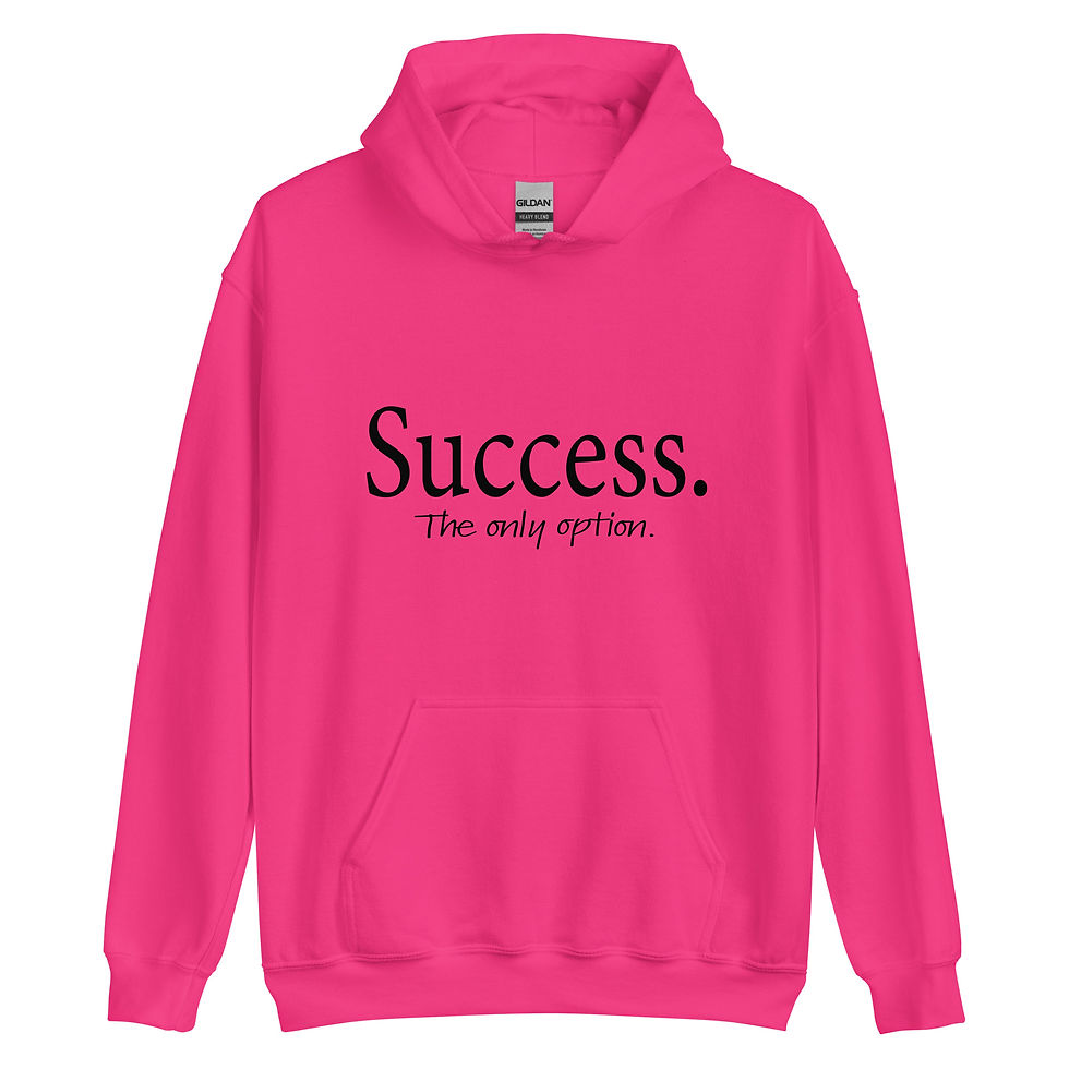 Thumbnail: Success The Only Option Hoodie for Ambitious Entrepreneurs and Goal Setters