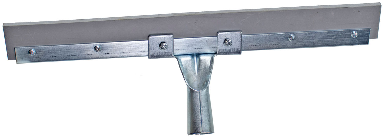 18" floor squeegee, gray non-marking (Pack of 6)