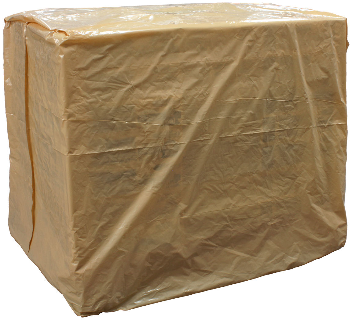 100" x 76" (4" x 4") pallet cover (tan buff opaque)