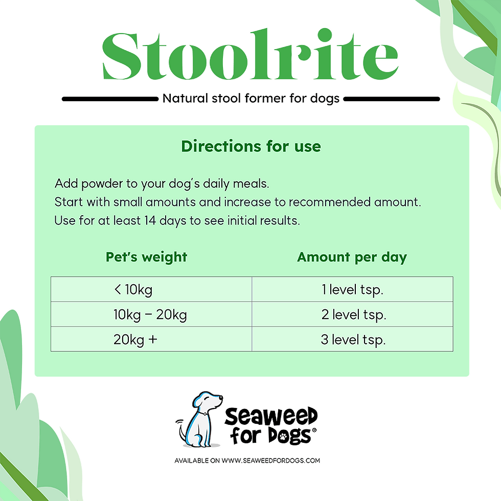 Thumbnail: Seaweed for Dogs Stoolrite 150g