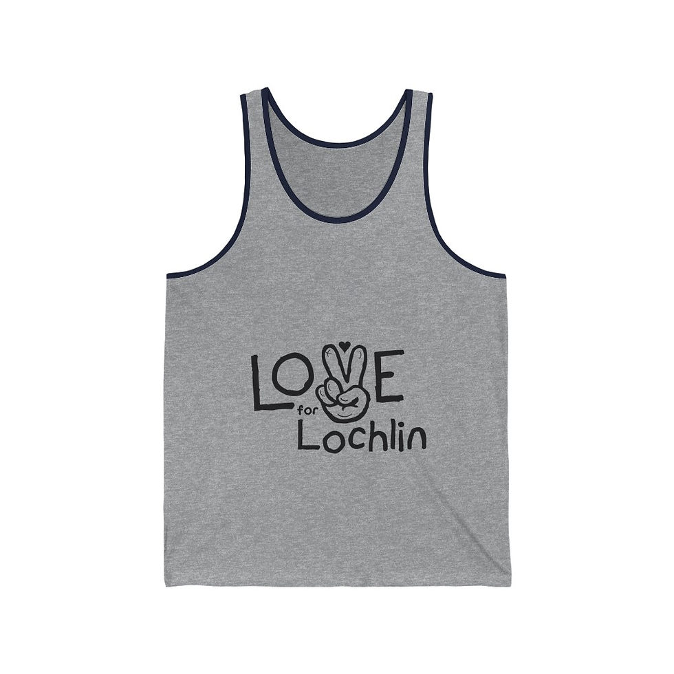 Thumbnail: Love for Lochlin Unisex Jersey Tank