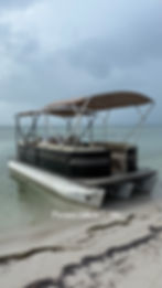 Crest tritoon rental cudjoe key bow canopy