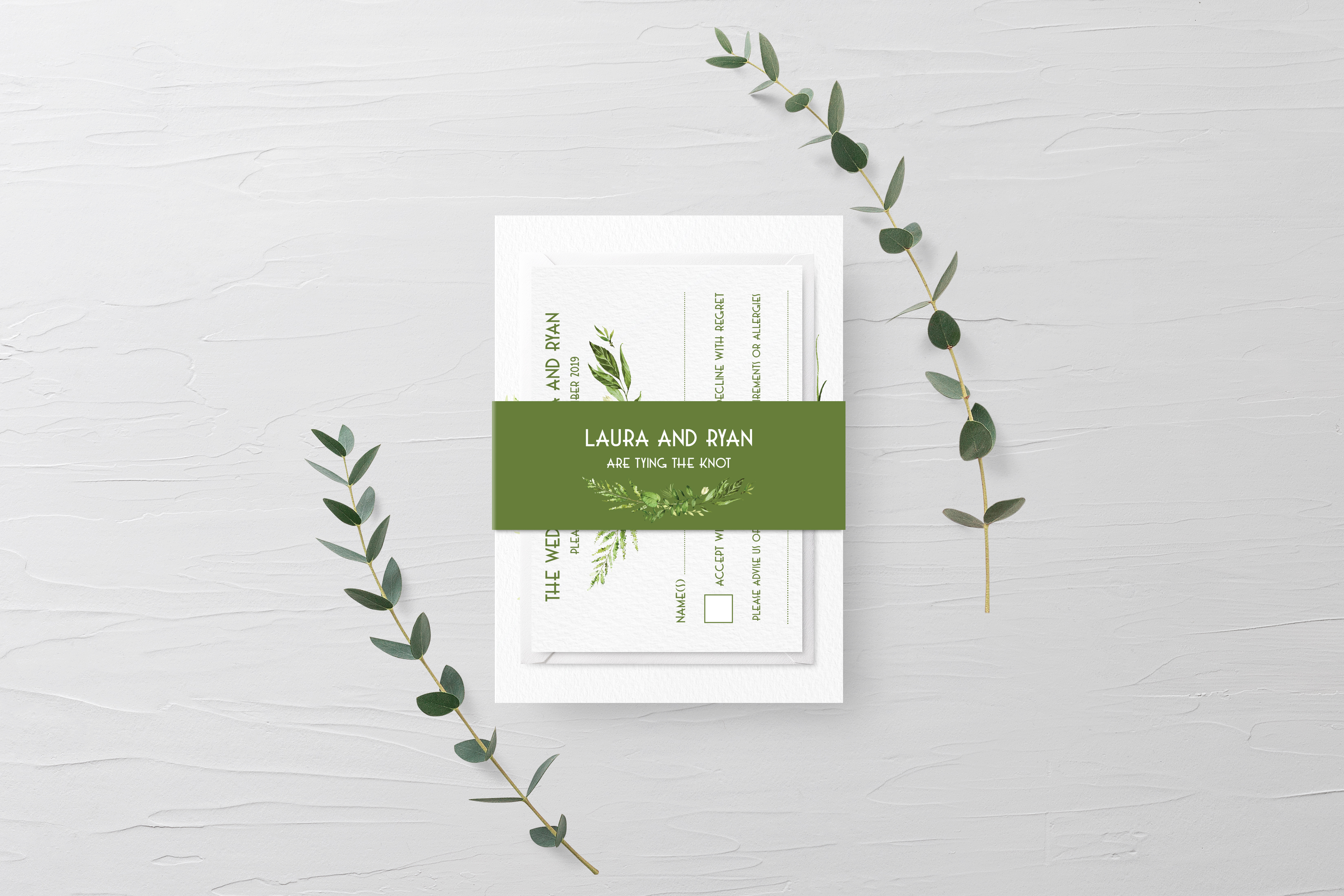 'Spring Wreath' Invitation Bundle