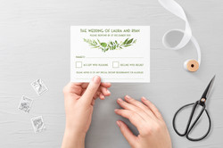 'Spring Wreath' RSVP