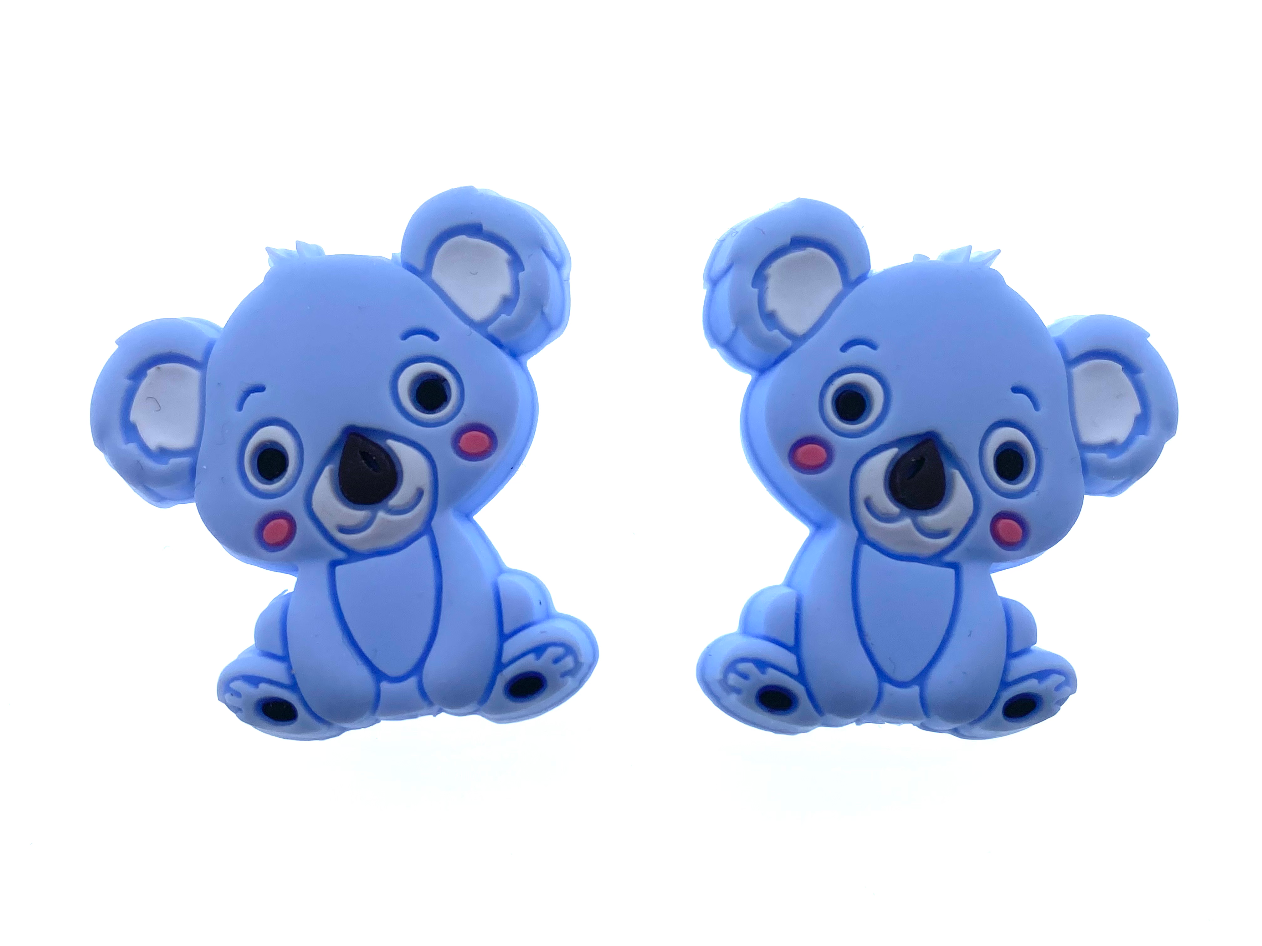 Silikon Formperle Koala "pastellblau"