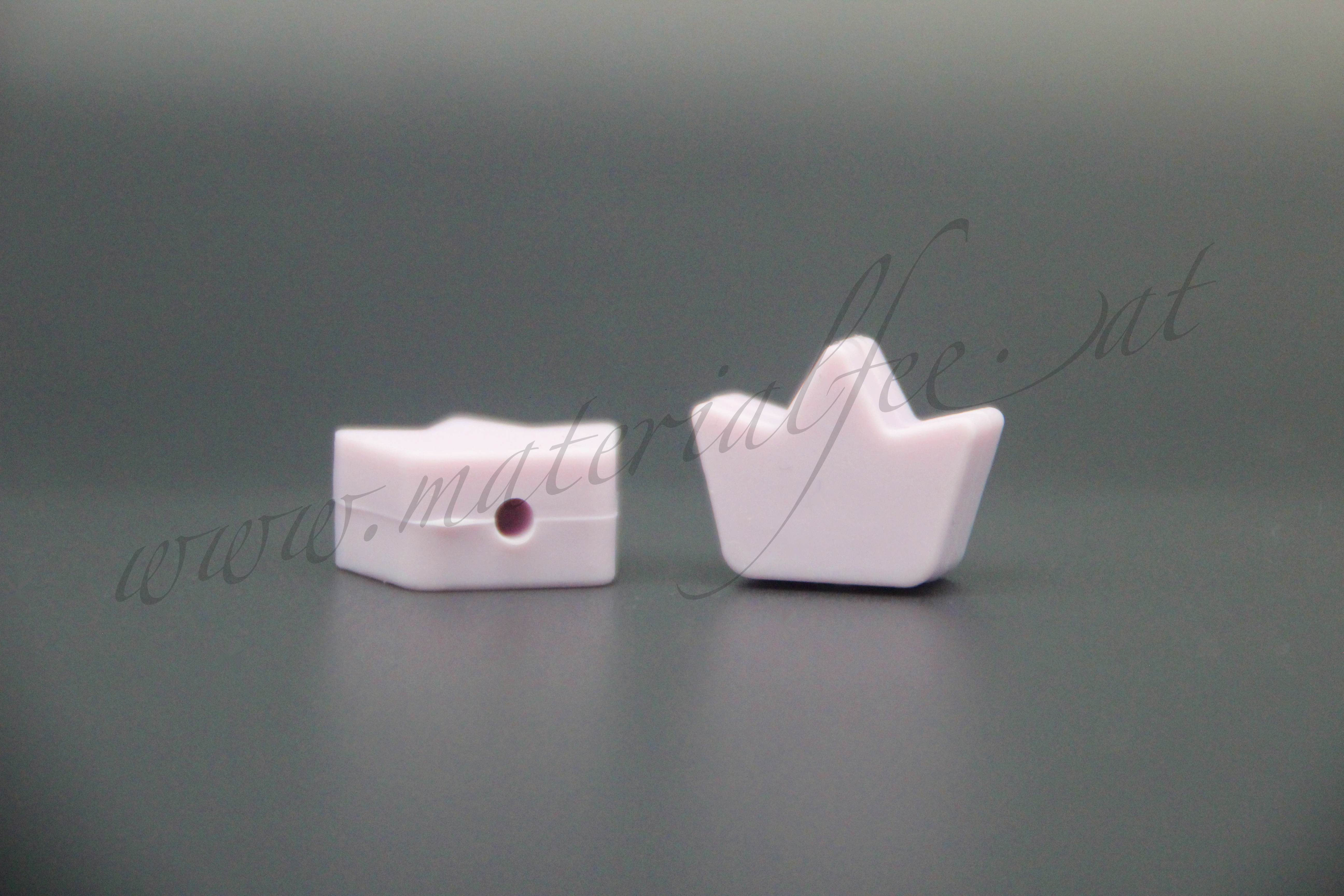 Silikon Motivperle Krone "pastellflieder"