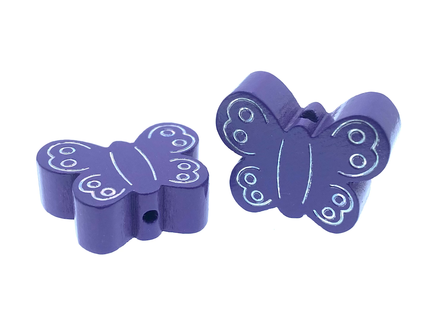 Schmetterling glitzer groß "blaulila"