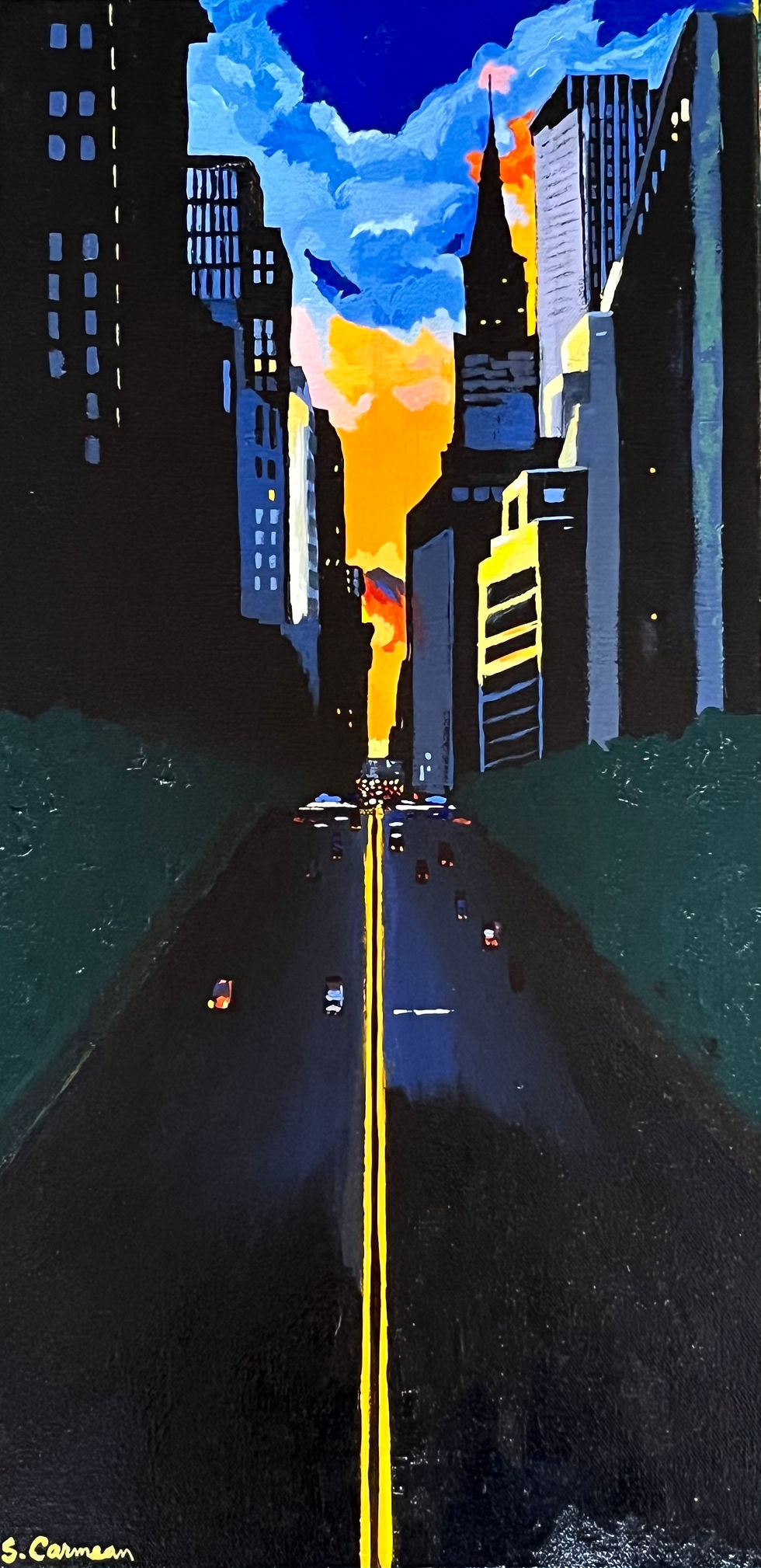 Sunset In New York