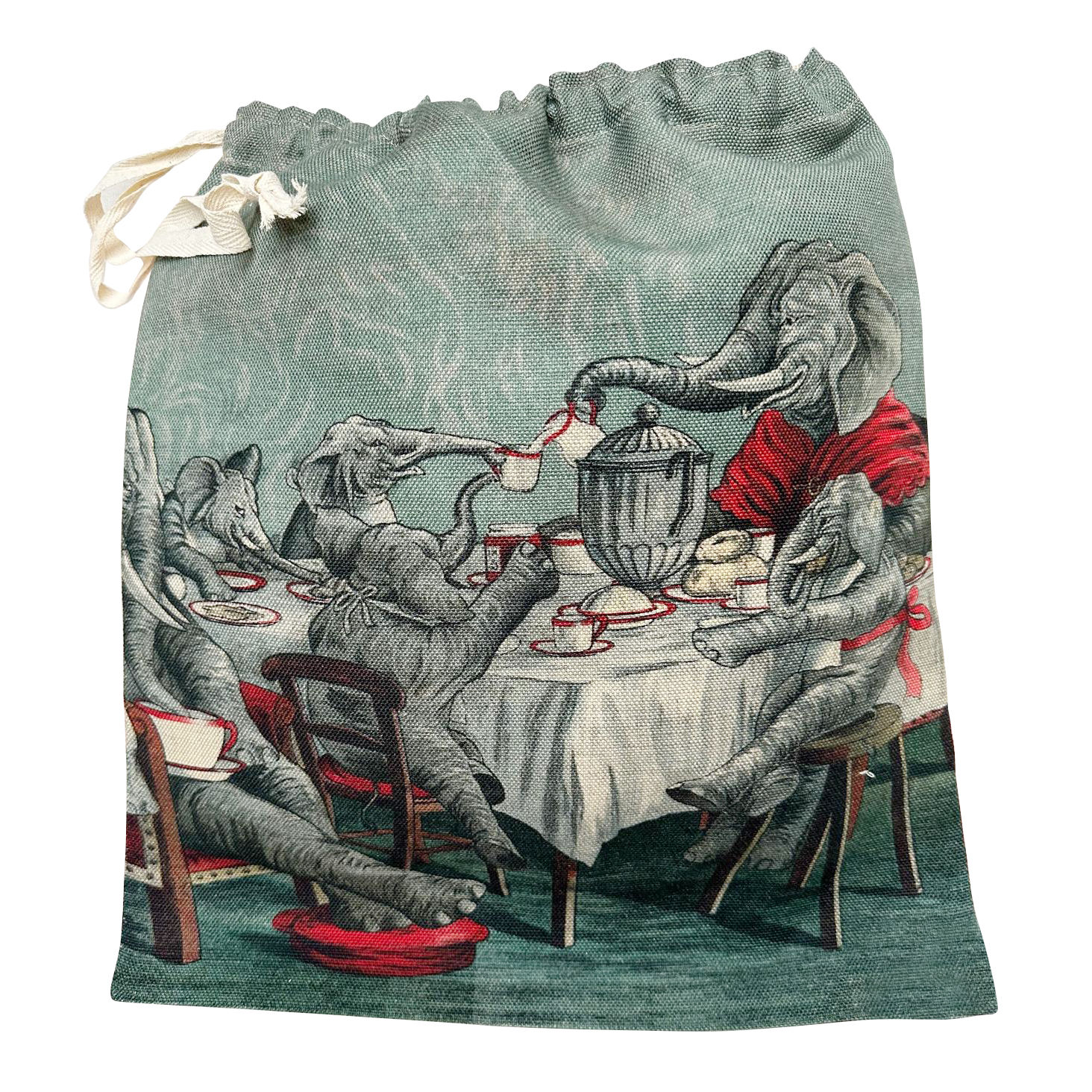 Elephant Tea Party Shoe Bag