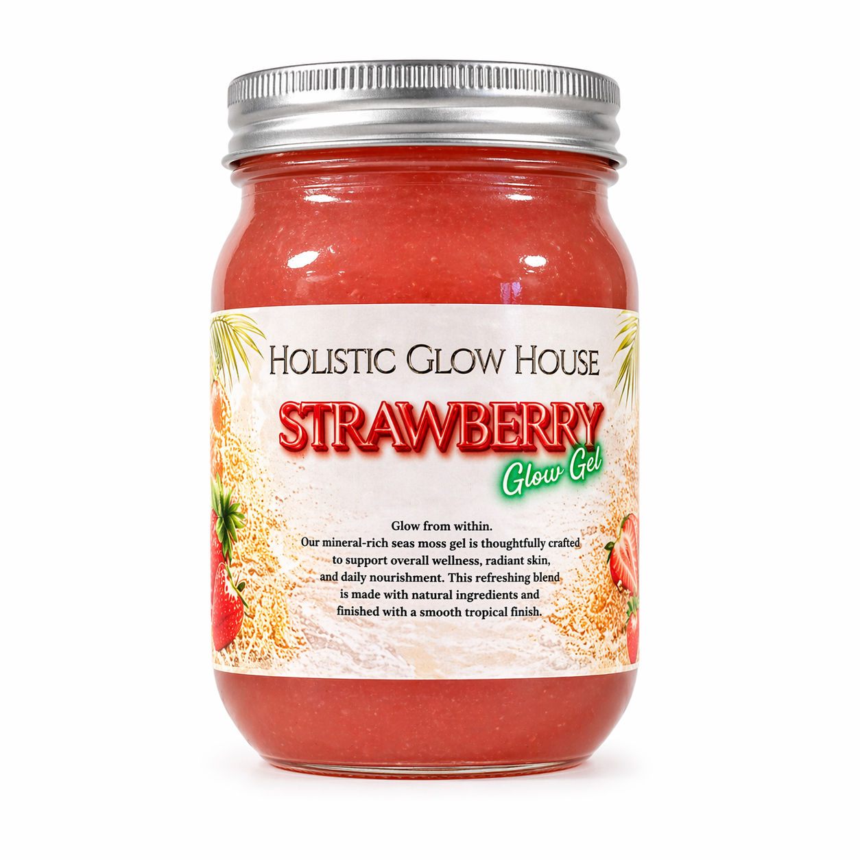 Strawberry Sea Moss Glow Gel