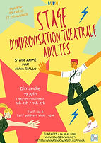 Exemple d'un stage d'improvisation théâtrale proposé par VIVA!