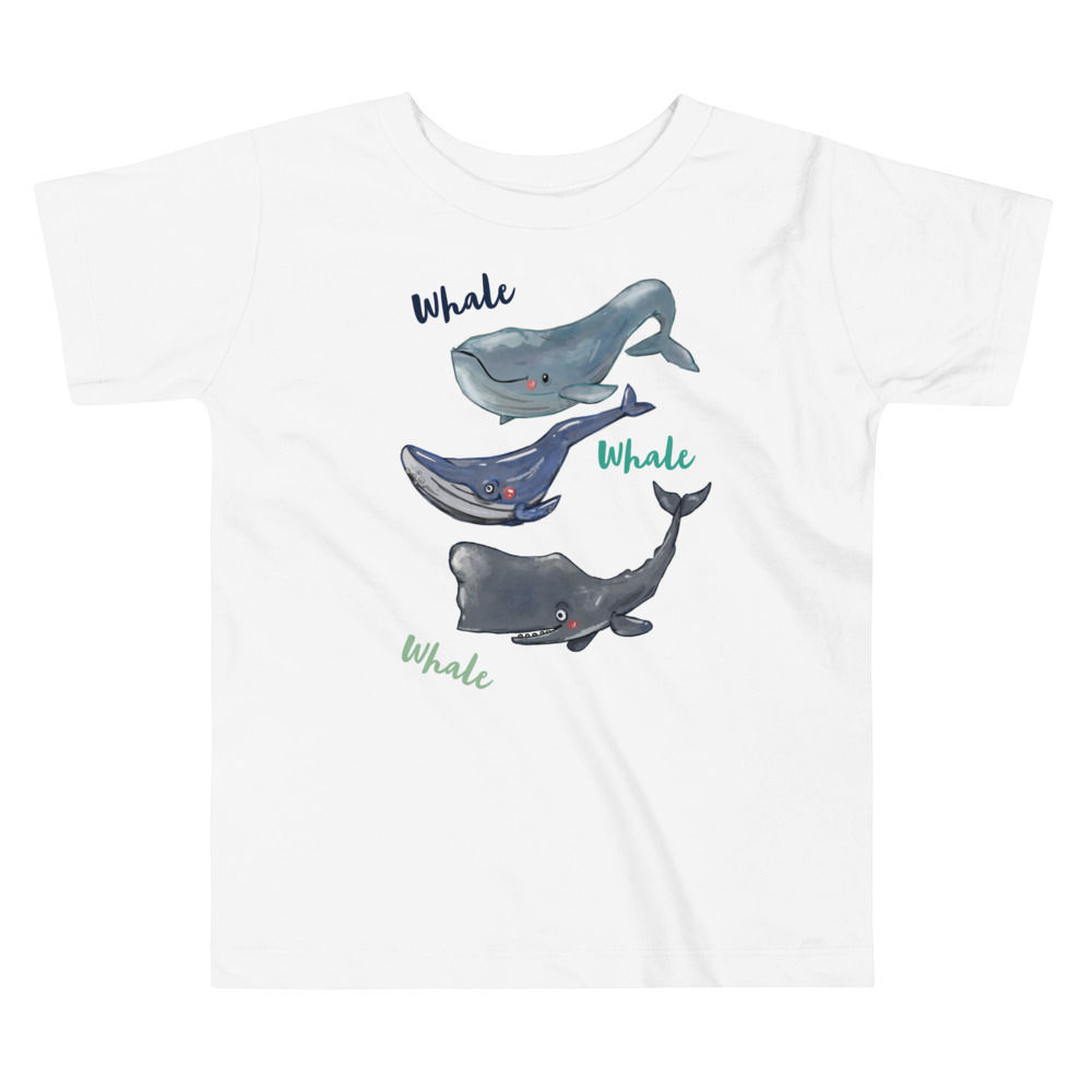 Toddler Short Sleeve Tee “Whale Whale Whale”