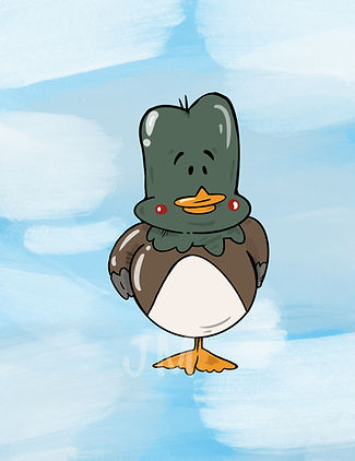 Cute Duck illustration 