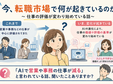 今、転職市場で何が起きているのか～ 仕事の評価が変わり始めている話～