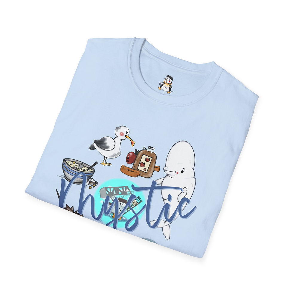 Thumbnail: Coastal T-Shirt - Mystic Connecticut New England Summer Living