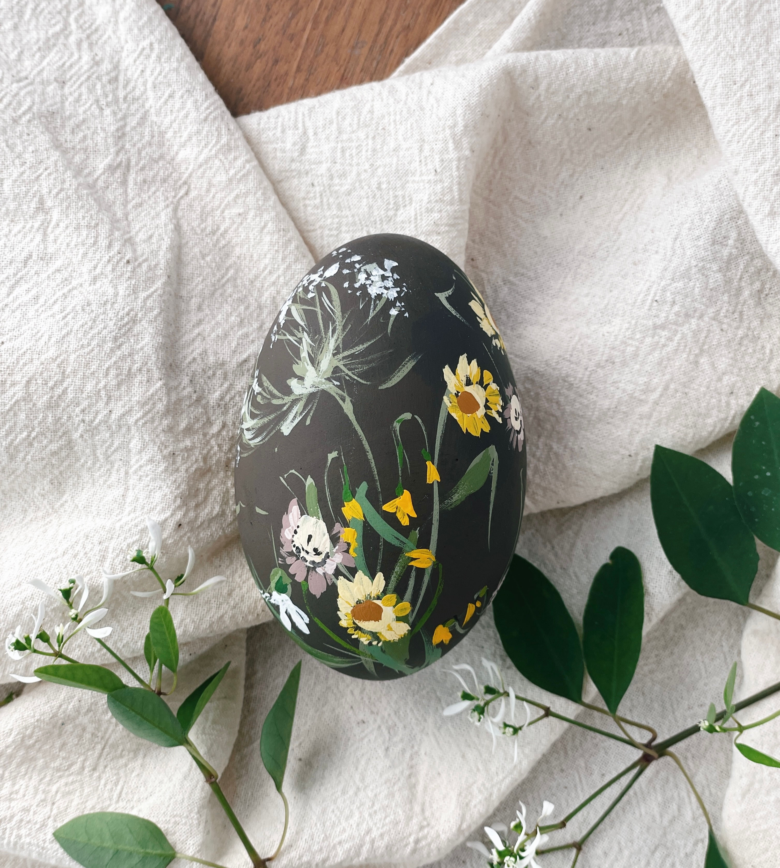 Hand-Painted Easter Egg