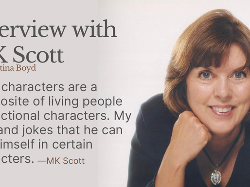 INTERVIEW: MK Scott Started Writing in Middle School Much Like Bridgerton’s Lady Whistledown