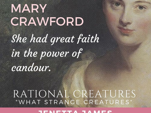 #RationalCreatures: Mary Crawford & author Jenetta James at The Book Rat