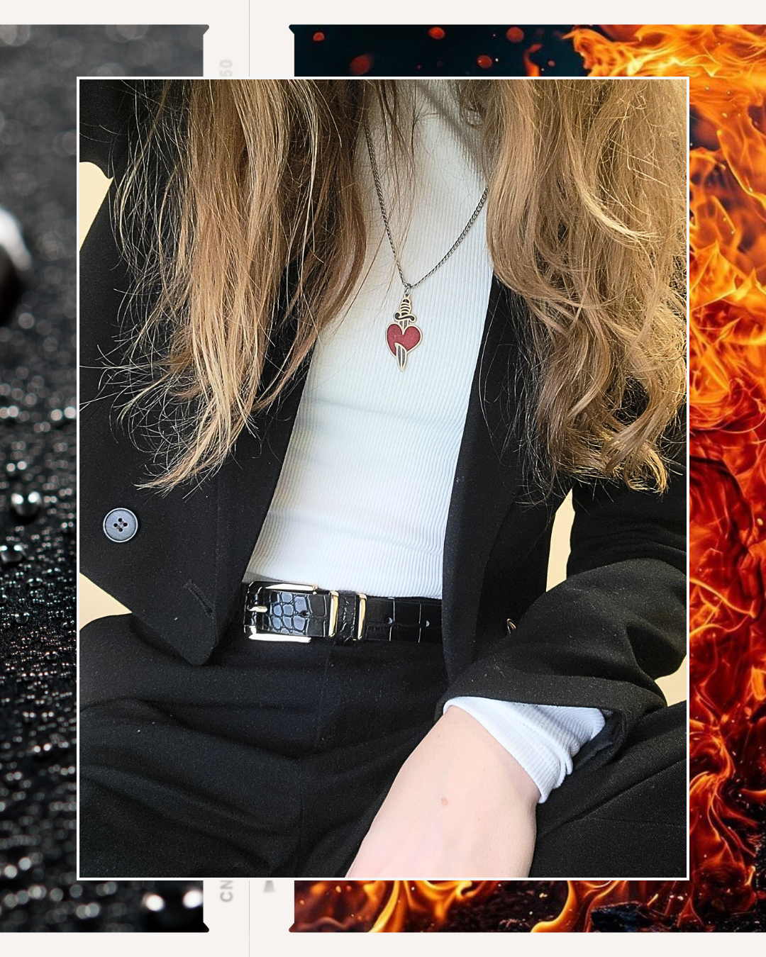 Collier Coeur&Poignard