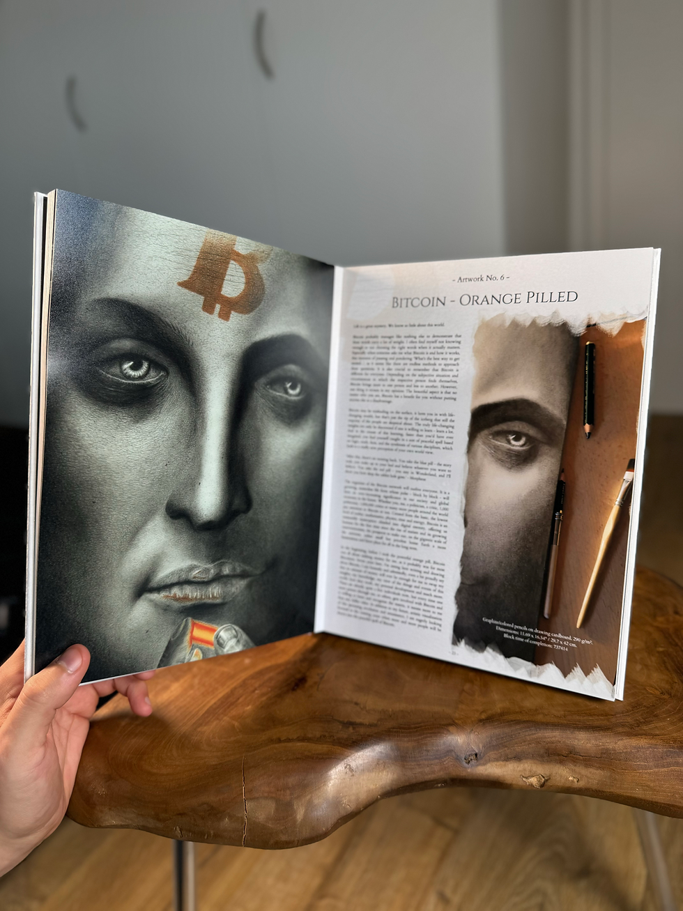 Miniaturbild: Erster "Bitcoin Apex Art" Bildband, englische Sprache.
