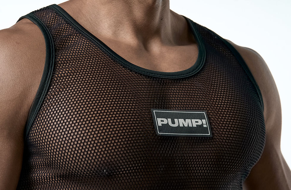 Miniatyrbild: Black Mesh Tank Top