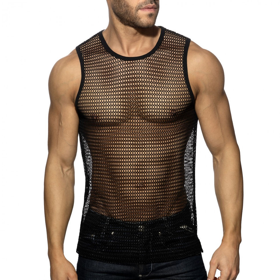 Thumbnail: Openwork Fabric Tank Top
