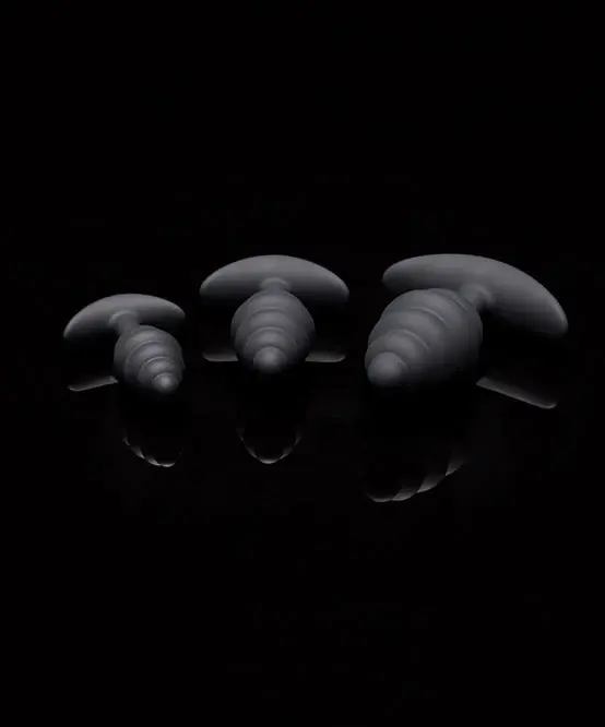 TROPHY BOY®3-pack Ribbed Trainer Plugs